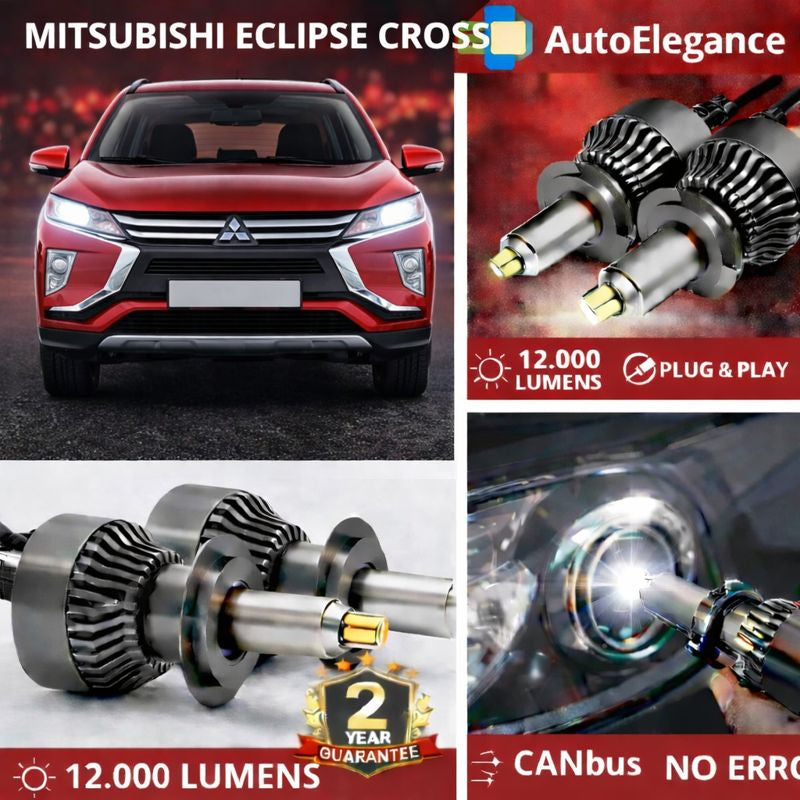 KIT LED per ECLIPSE CROSS ANABAGLIANTI H7 CANBUS Bianco 6500K 360 gradi