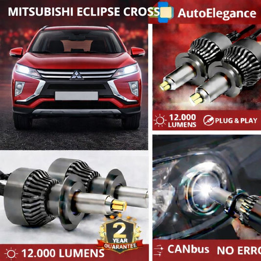 KIT LED per ECLIPSE CROSS ANABAGLIANTI H7 CANBUS Bianco 6500K 360 gradi