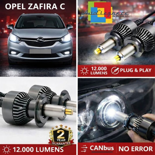 KIT LED per OPEL ZAFIRA C ANABAGLIANTI H7 CANBUS Bianco 6500K 360 gradi