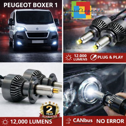KIT LED per PEUGEOT BOXER 1 ANABAGLIANTI H7 CANBUS Bianco 6500K 360 gradi