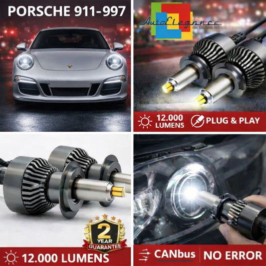 KIT LED per PORSCHE 911-997 ANABAGLIANTI H7 CANBUS Bianco 6500K 360 gradi