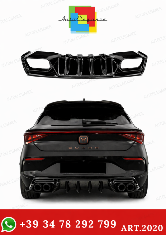 💫DIFFUSORE CUPRA LEON 2020+ NERO LUCIDO💫