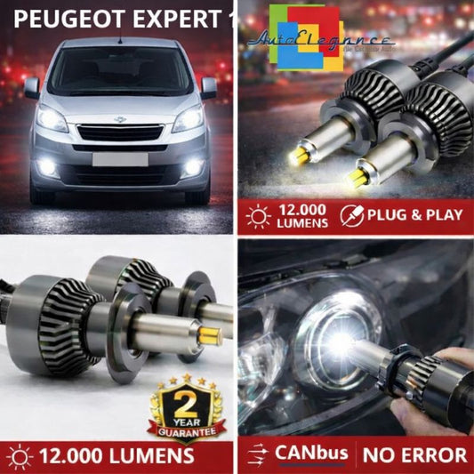 KIT LED per PEUGEOT EXPERT 1  ANABAGLIANTI H7 CANBUS Bianco 6500K 360 gradi