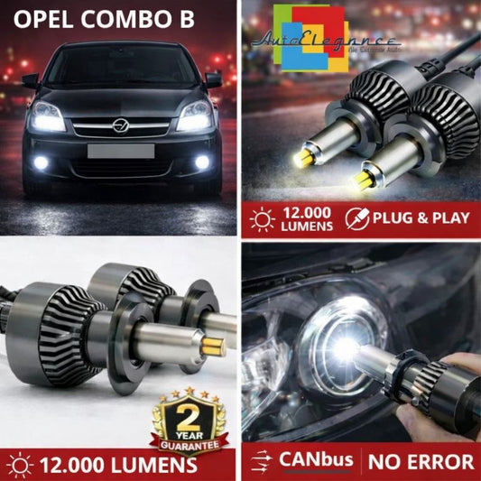 KIT LED per OPEL COMBO B  ANABAGLIANTI H7 CANBUS Bianco 6500K 360 gradi