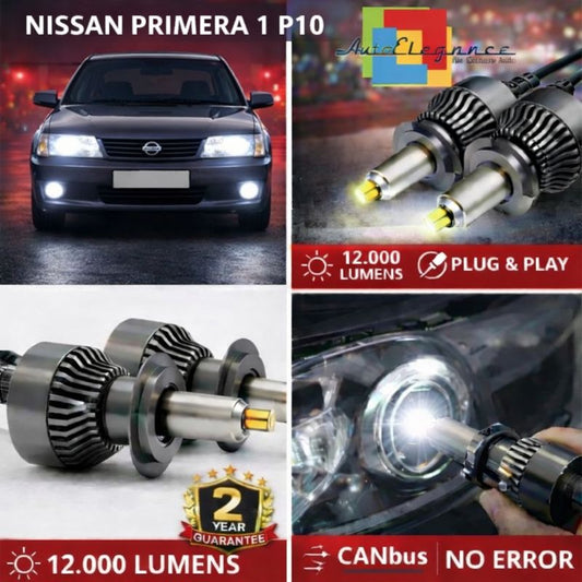 KIT LED per NISSAN PRIMERA 1 P10  ANABAGLIANTI H7 CANBUS Bianco 6500K 360 gradi