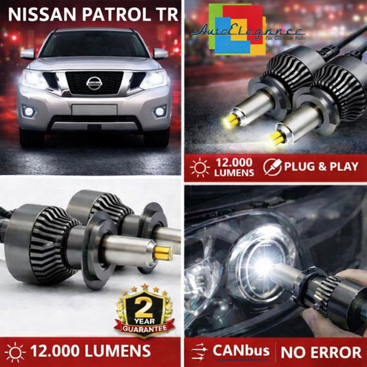 KIT LED per NISSAN PATROL TR ANABAGLIANTI H7 CANBUS Bianco 6500K 360 gradi