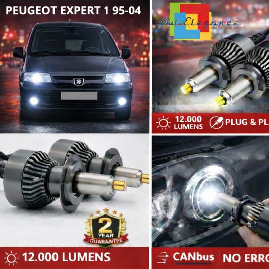 KIT LED per PEUGEOT EXPERT 1 95-04 ANABAGLIANTI H7 CANBUS Bianco 6500K 360 gradi