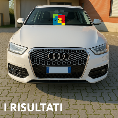 🔥 GRIGLIA  ADATTO PER AUDI A3 Lim / Sport   / Cabrio 12-16 LOOK DA CORSA  🔥
