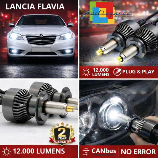 KIT LED per Lancia Flavia ANABAGLIANTI H7 CANBUS Bianco 6500K 360 gradi