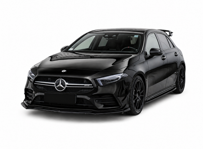 💫ART.0034 SOTTO MINIGONNE NERO LUCIDO PER MERCEDES CLASSE A W177💫