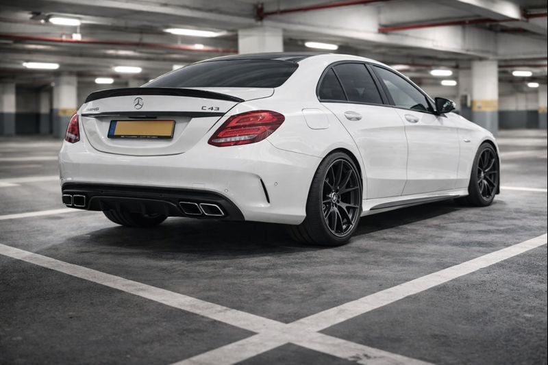 😍ART.7004 Spoiler Nero Lucido Adatto Per Mercedes W205 Classe C 2014-2021😍