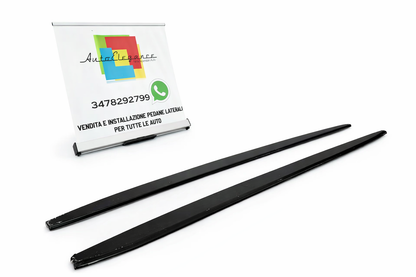 💫SOTTO MINIGONNE ADATTO PER MERCEDES CLASSE A W177 sportback nero lucido💫