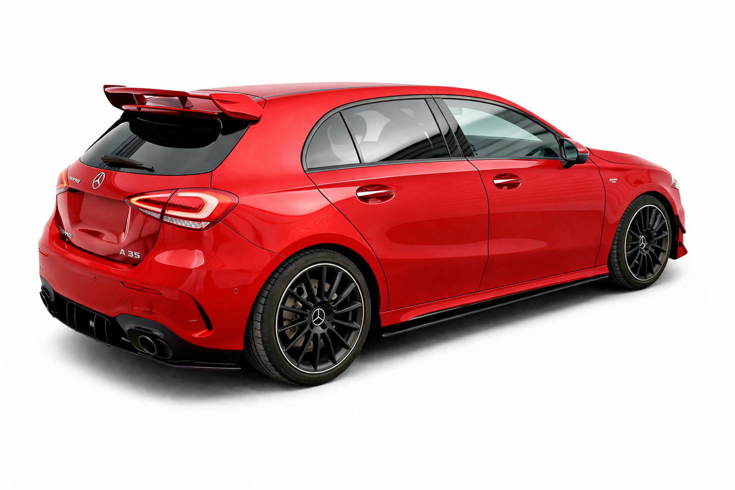 💫SOTTO MINIGONNE ADATTO PER MERCEDES CLASSE A W177 sportback nero lucido💫
