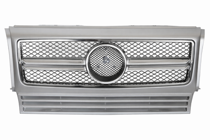 💫ART.9164 Griglia Sportiva Argento Cromo per MERCEDES W463 (90-12)💫