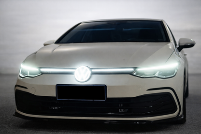 💫ART.8404 Griglia Anteriore con Striscia Luminosa LED per VW Golf MK8 2021+ GTI R Style💫
