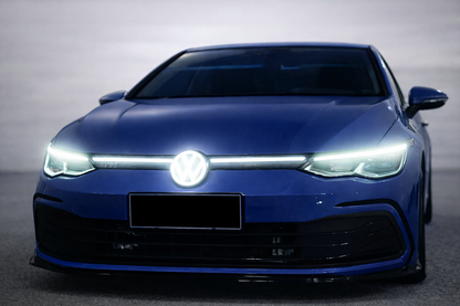 💫ART.8404 Griglia Anteriore con Striscia Luminosa LED per VW Golf MK8 2021+ GTI R Style💫