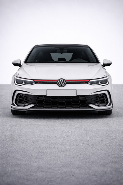 💫ART.8407 Griglia Anteriore con Striscia Luminosa Red Line senza LED per VW Golf MK8 R Style💫