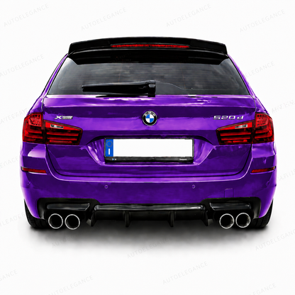 💫ART. 0086 Diffusore Posteriore Nero Lucido per  BMW Serie 5 F10 F11💫