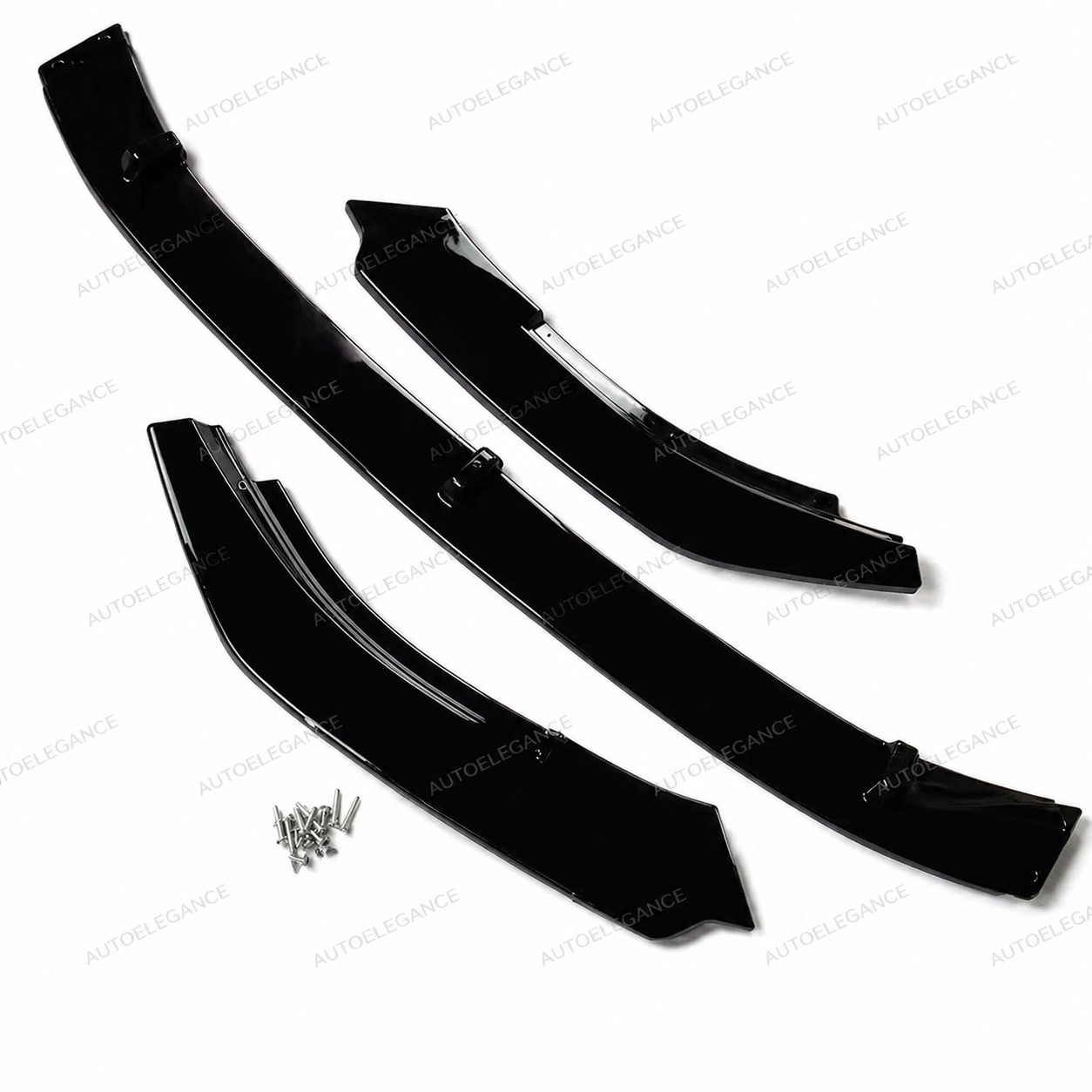 💫Splitter Anteriore Per AUDI S3 8P 2003-2007 Pre-Facelift Nero Lucido💫
