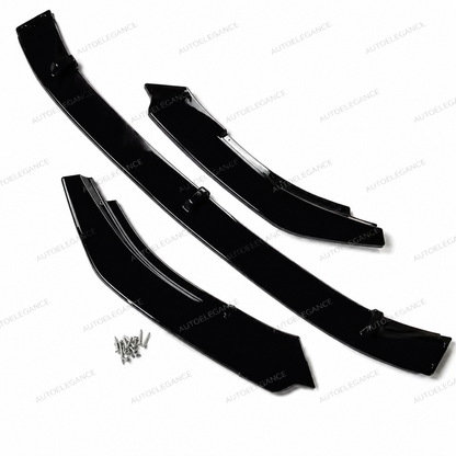 💫Splitter Anteriore Per AUDI S3 8P 2003-2007 Pre-Facelift Nero Lucido💫