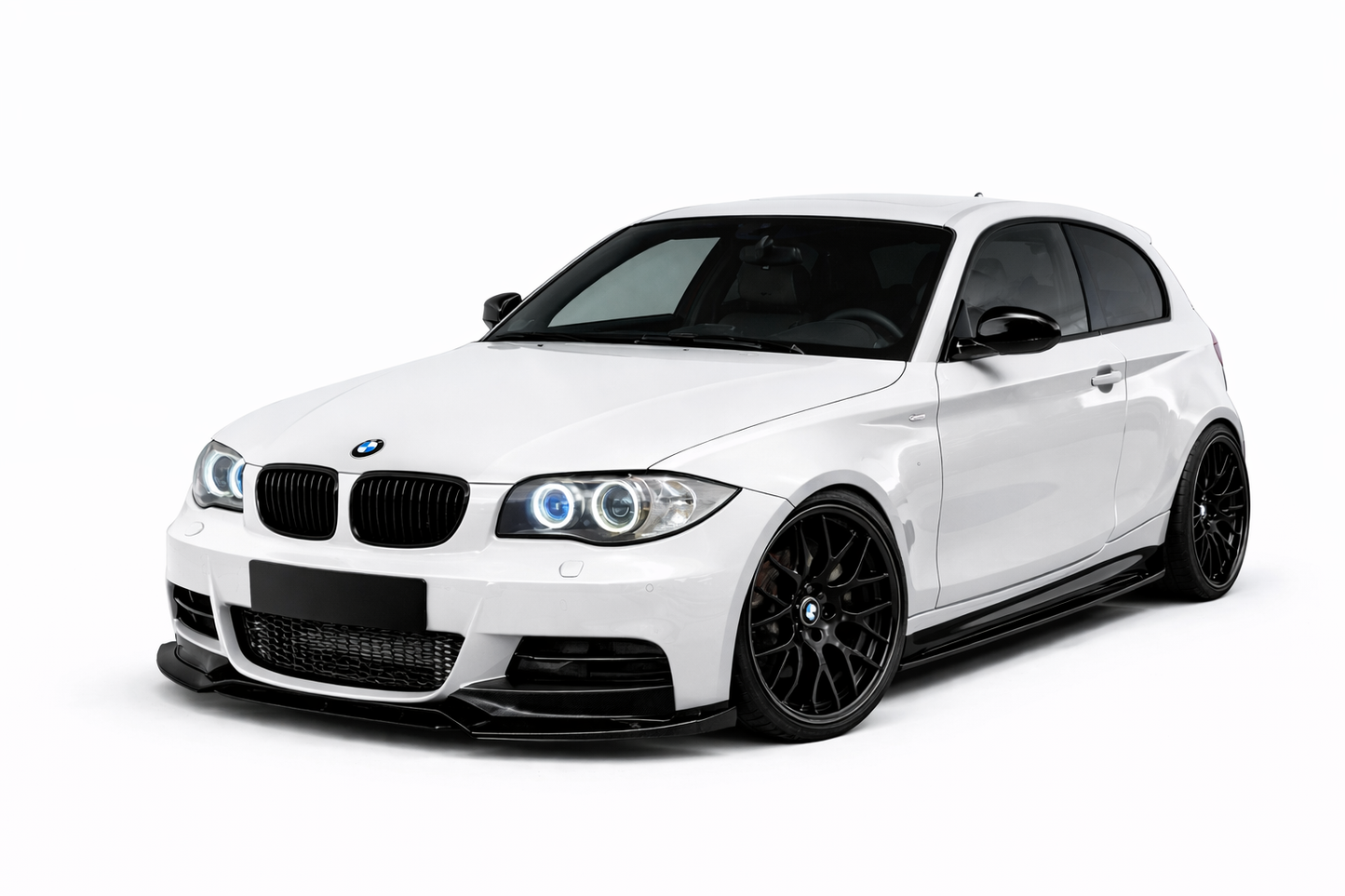 💫Sotto Minigonne in ABS per BMW Serie 1 M1 E81 E87 Nero💫