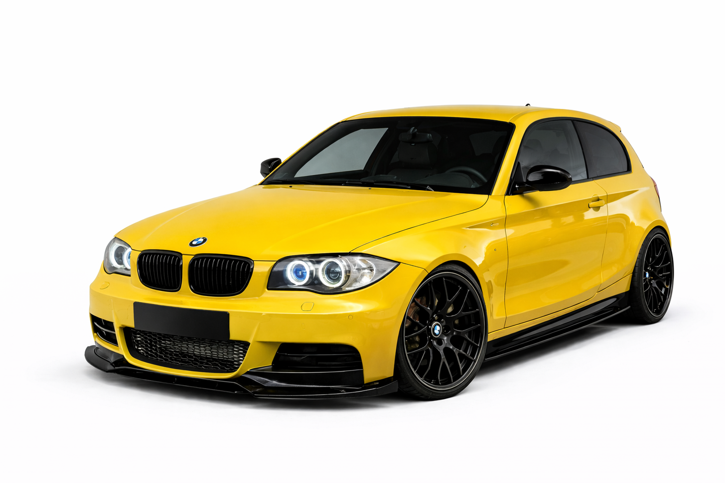 💫Sotto Minigonne in ABS per BMW Serie 1 M1 E81 E87 Nero💫