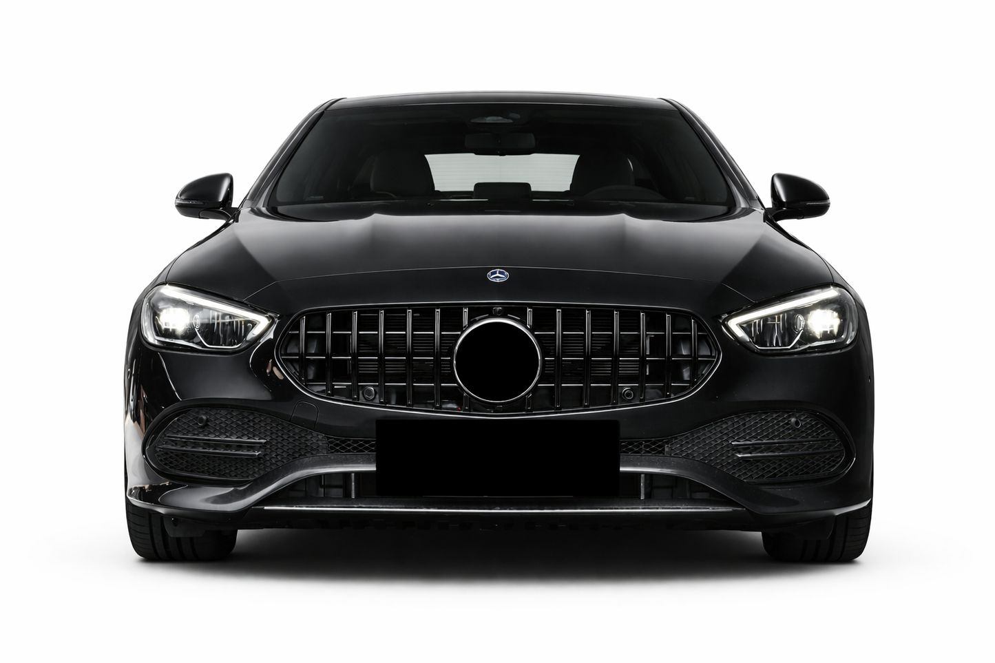 💫ART.9169 GRIGLIA SPORTIVA NERO per MERCEDES W206 / S206 21-💫