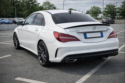 ART.7090 Spoiler Nero Lucido Adatto Per Mercedes C117 Classe CLA