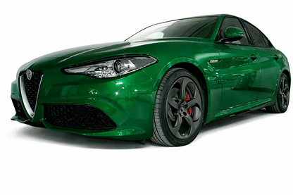 💫art.1229 Sotto Minigonne Nero Lucido per Alfa Romeo Giulia Sport 2015-2022💫