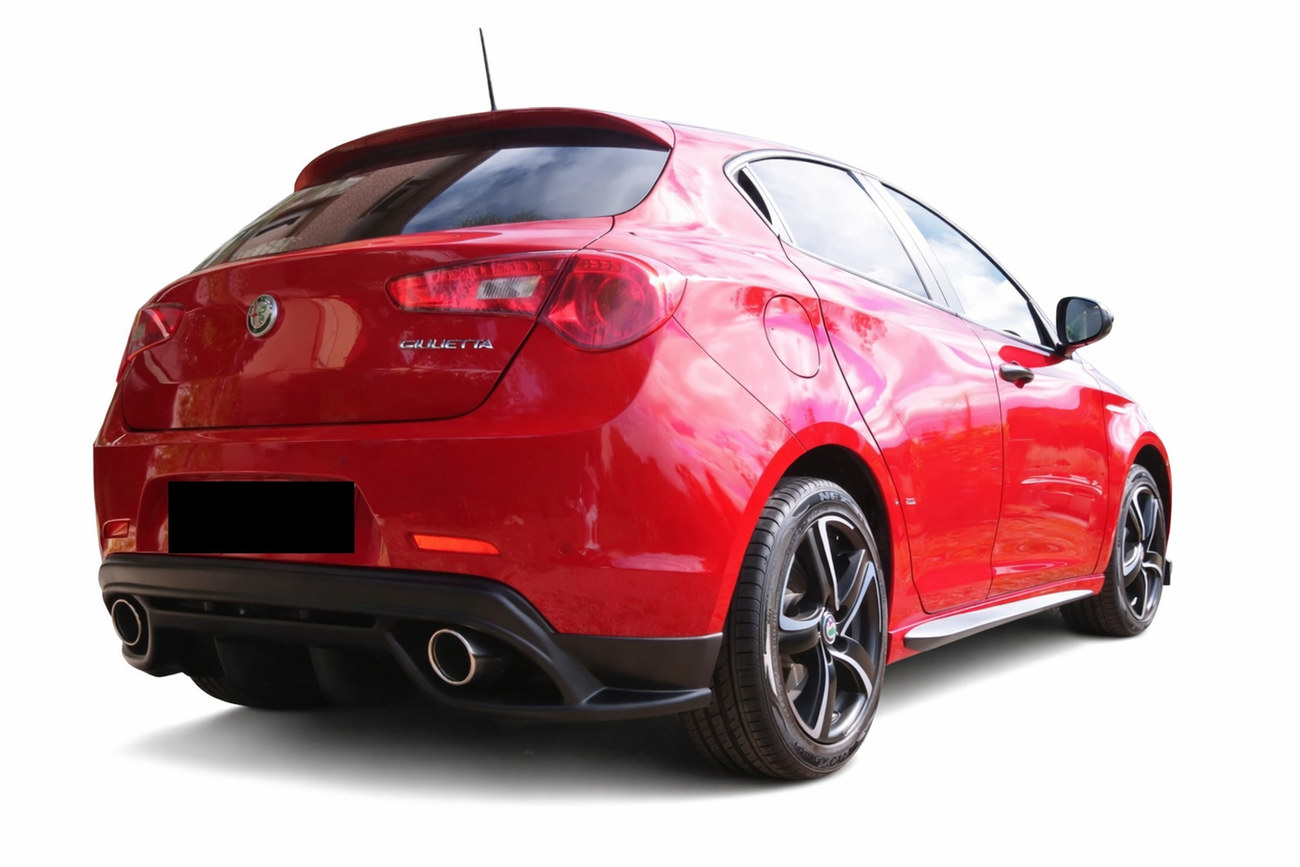 💫art.1229 Sotto Minigonne Nero Lucido per Alfa Romeo Giulietta💫