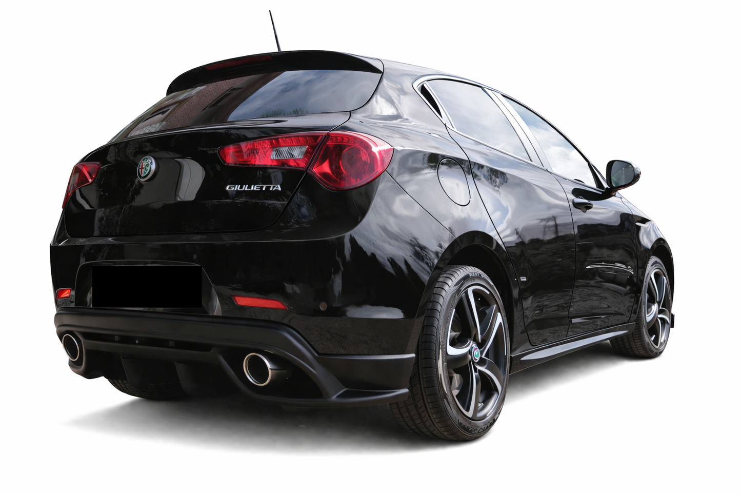 💫art.1229 Sotto Minigonne Nero Lucido per Alfa Romeo Giulietta💫