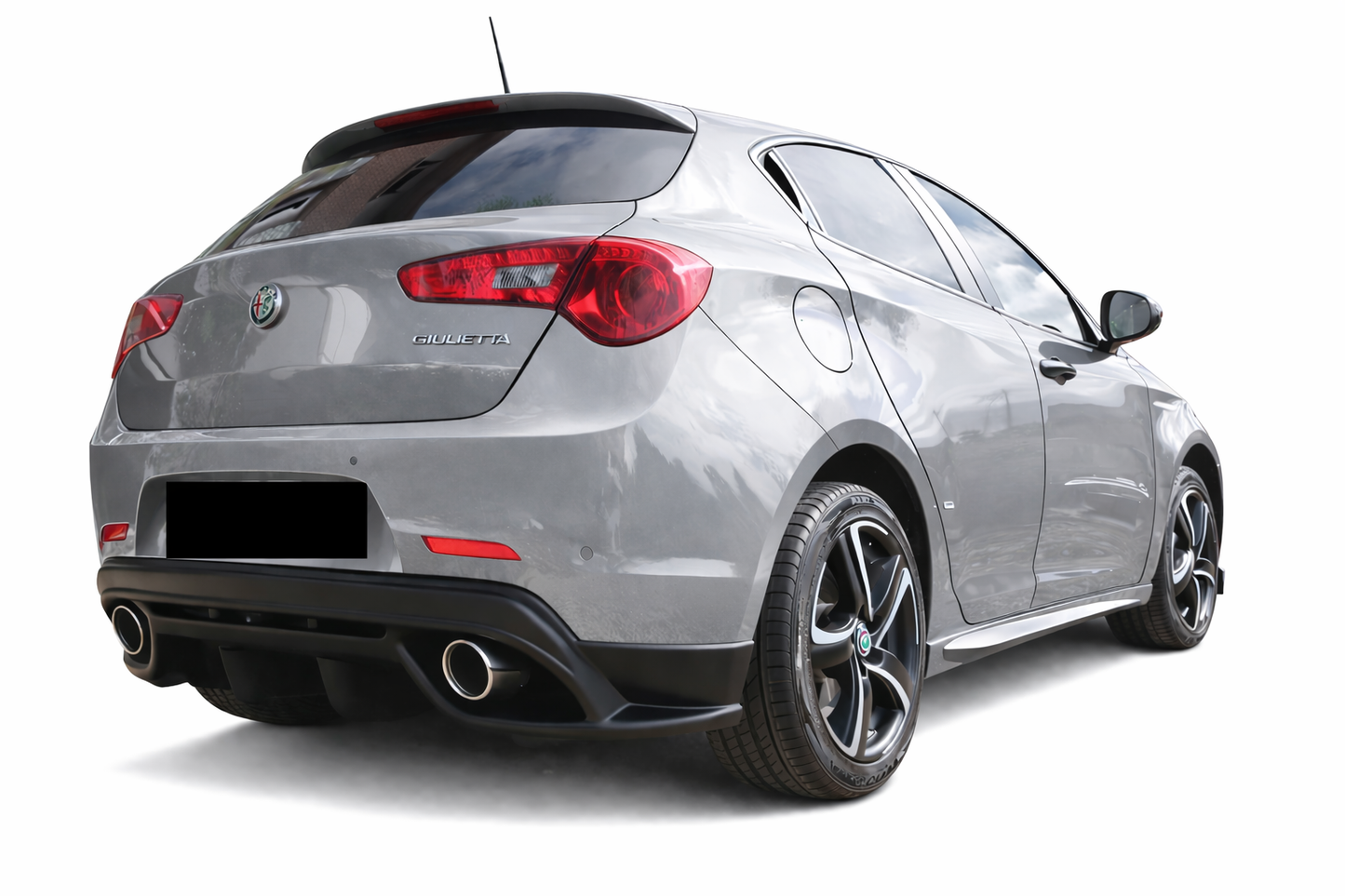 💫art.1229 Sotto Minigonne Nero Lucido per Alfa Romeo Giulietta💫