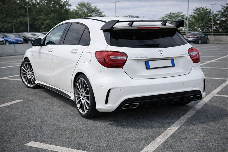 😍ART.7103 SPOILER POSTERIORE NERO Adatto PER MERCEDES W176 CLASSE A😍