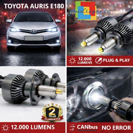 KIT LED per Toyota Auris E180 ANABAGLIANTI H7 CANBUS Bianco 6500K 360 gradi