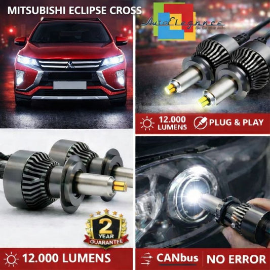 KIT LED per Mitsubishi Eclipse  ANABAGLIANTI H7 CANBUS Bianco 6500K 360 gradi