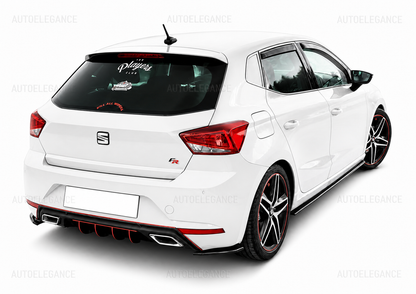 💫ART.9752 SOTTO MINIGONNE PER SEAT IBIZA V5 NERO LUCIDO💫