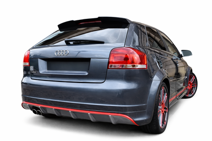 💫ART.8472 Spoiler Posteriore Stile Maxton per Audi A3 8P 2 Porte Hatchback 2004-2013💫