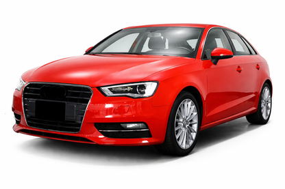💫ART.8473 Set Griglia Fendinebbia argendo/nero lucido per Audi A3 2012+💫