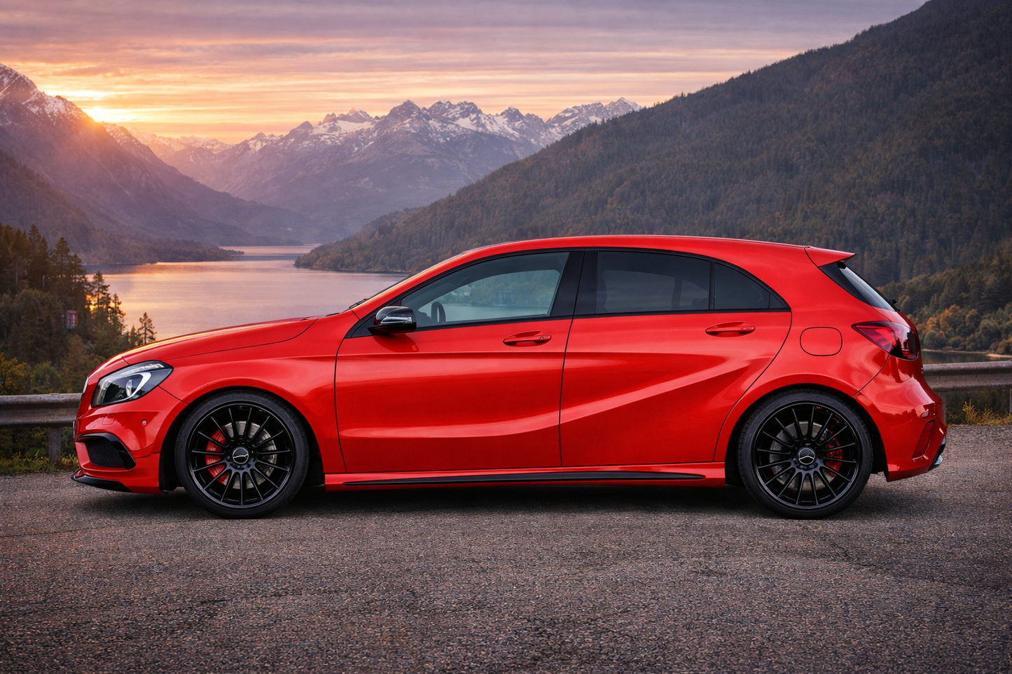 💫ART.7898 Minigonne Laterali Sportiva per Mercedes Classe A (2012-2018)💫