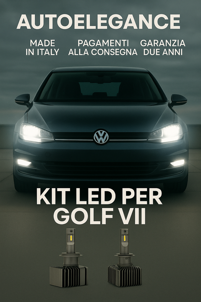 ⭐KIT LED D1S 6000K Anabbaglianti per VW Golf VII | Bianco Freddo CANBUS⭐