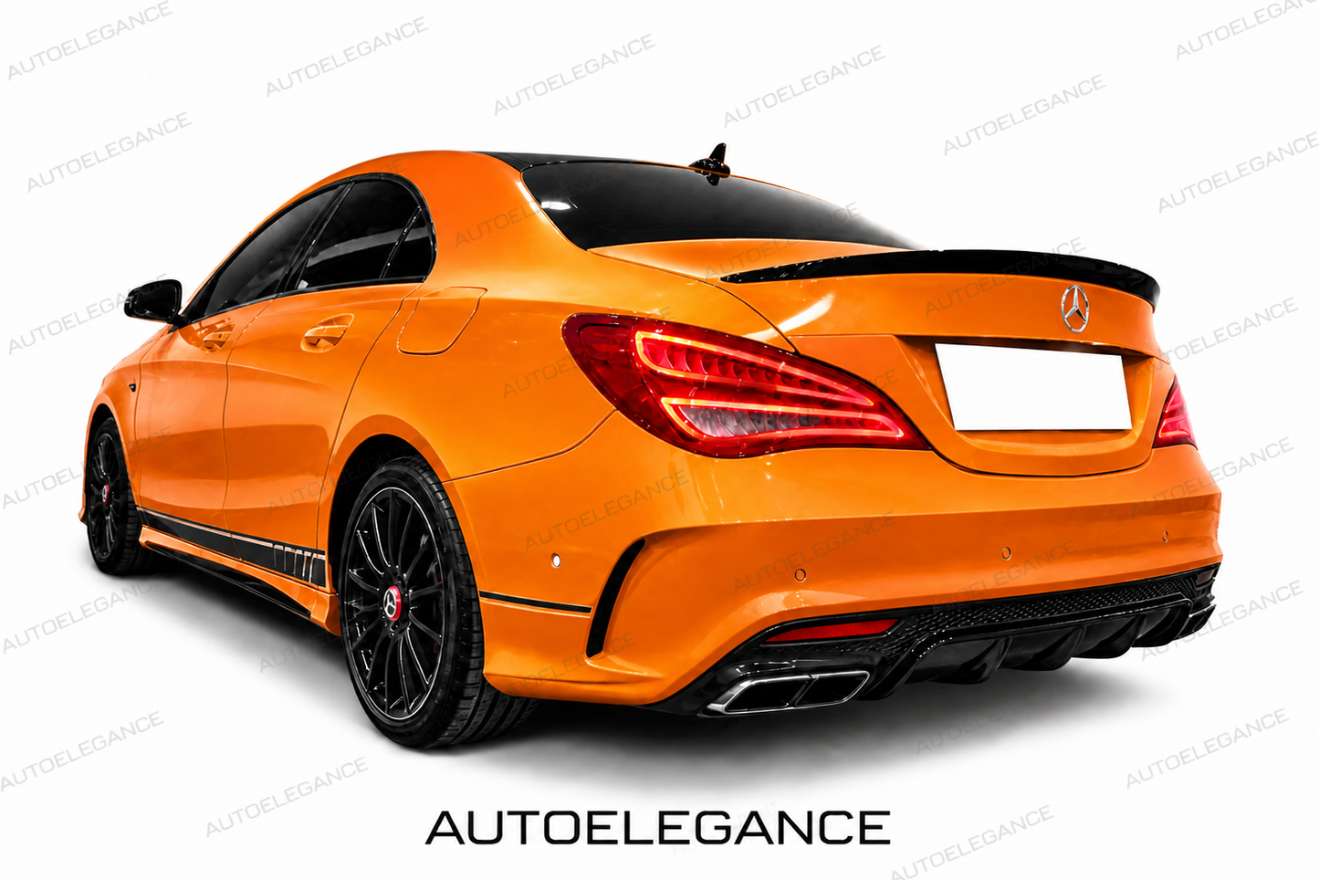 💫ART.9770 Spoiler Posteriore Nero Lucido per Mercedes W117 AMG 2013-2018💫