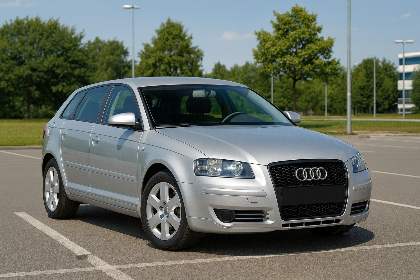 ✨ART.5630 GRIGLIA SPORT SILVER ADATTO PER AUDI A3 8P 06.05-03.08✨