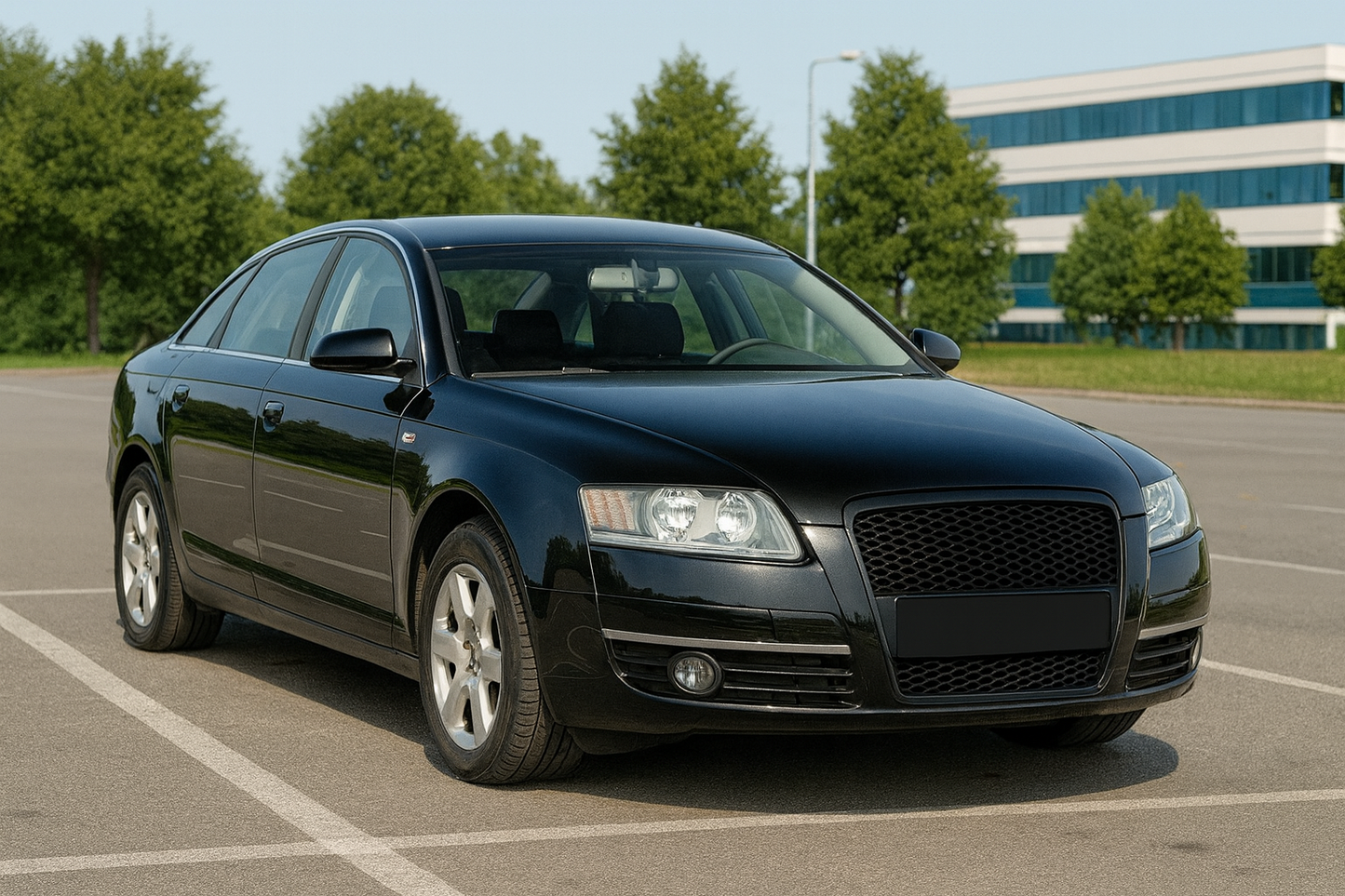 ✨ART.5635 GRIGLIA SPORT NERA ADATTO PER AUDI A6 (C6) 04.04-08✨