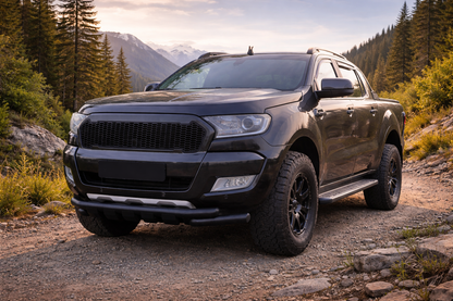 💫ART.7919 Protezione Sottoscocca “Bullbar” nera per Ford Ranger T6 T7 T8 12-22💫