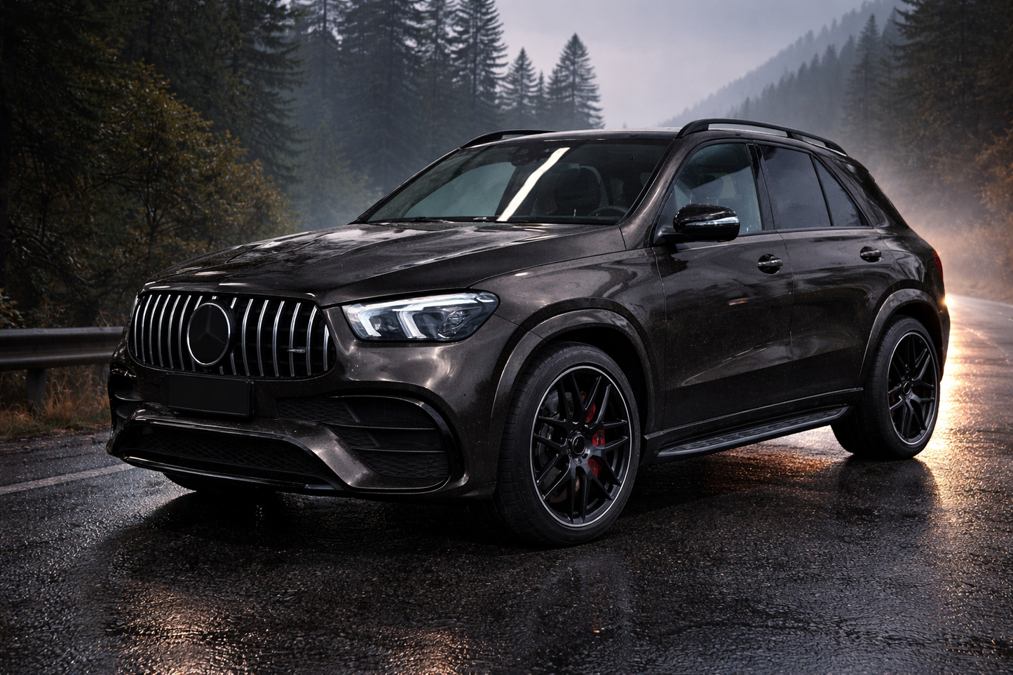 💫ART.7922 Pedane in Alluminio look OE “Black Edition” per GLE 2018-2023💫