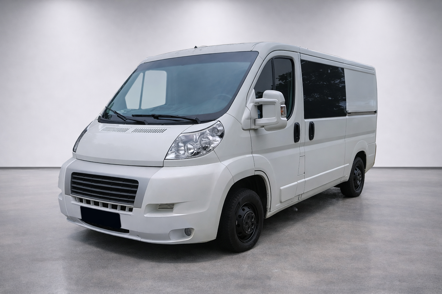 💫ART.7946 Deflettore Antivento e Antipioggia Nero Fumé per Fiat Ducato 3 250 💫