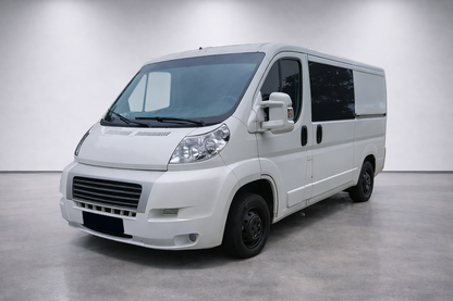 💫ART.7946 Deflettore Antivento e Antipioggia Nero Fumé per Fiat Ducato 3 250 💫