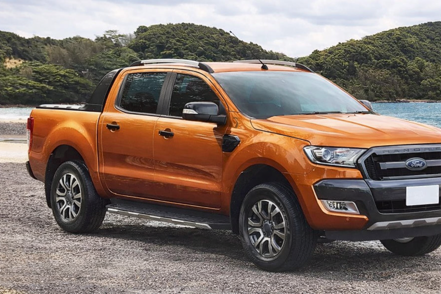 💫ART.8522 Modanature finestrini (4 pezzi) per Ford Ranger 2012-2020 (4 porte)💫
