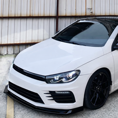 💫ART.8543 Splitter Anteriore Nero Lucido per VW Scirocco R 2009-2015💫