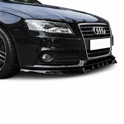 🔥ART.9465  SPLITTER ANTERIORE PER AUDI A4 B8 IN ABS NERO LUCIDO / 2008-2011🔥